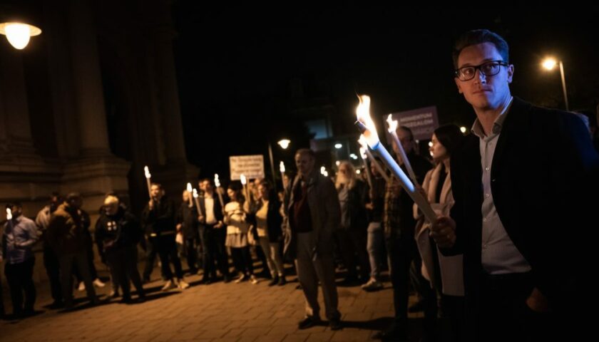 A liberális demokrácia törékenységéről beszél a Momentum képviselője európai társainak Párizsban A liberális demokrácia törékenységéről beszél a Momentum képviselője európai társainak Párizsban