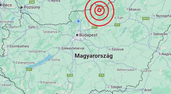 Földrengés volt Salgótarjánnál