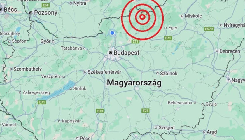 Földrengés volt Salgótarjánnál Földrengés volt Salgótarjánnál