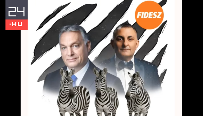 Gáspár Győző a Szeretem őt-tel, 1 Orbán Viktor-képpel és 3 zebra fotójával üzeni: „2026, csak a Fidesz!” Gáspár Győző a Szeretem őt-tel, 1 Orbán Viktor-képpel és 3 zebra fotójával üzeni: „2026, csak a Fidesz!”
