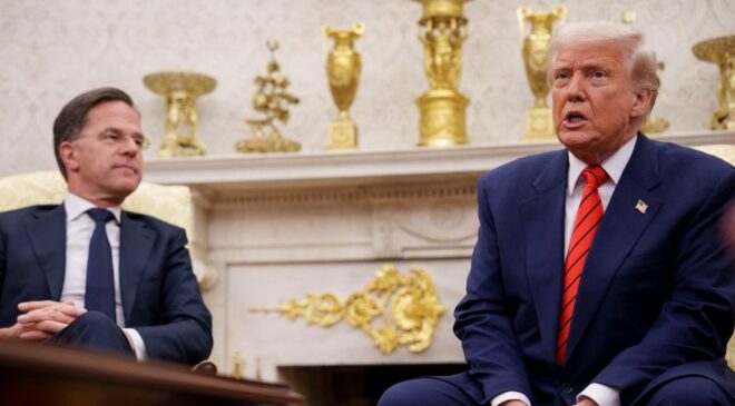 Trump a NATO-főtitkár jelenlétében közölte: hiszi, hogy megtörténik Grönland annexiója