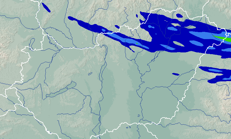 Mutatjuk, mikor érkeznek a hidegfront záporai, óráról órára Mutatjuk, mikor érkeznek a hidegfront záporai, óráról órára