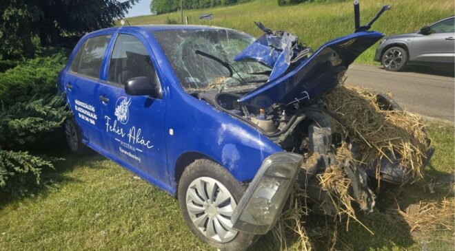 Gyerekkel teli lengyel busz balesetezett az M3-ason