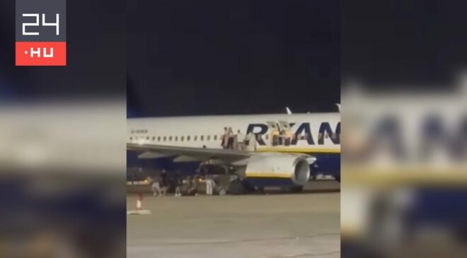 Téves tűzriadó volt egy Ryanair-gépen, 18-an sérültek meg menekülés közben
